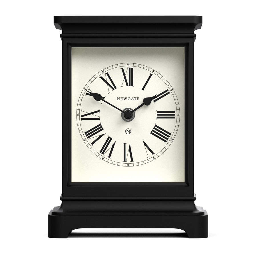 Newgate Time Lord Mantel Clock Black 22cm NGMAN/TLOR187CK 1