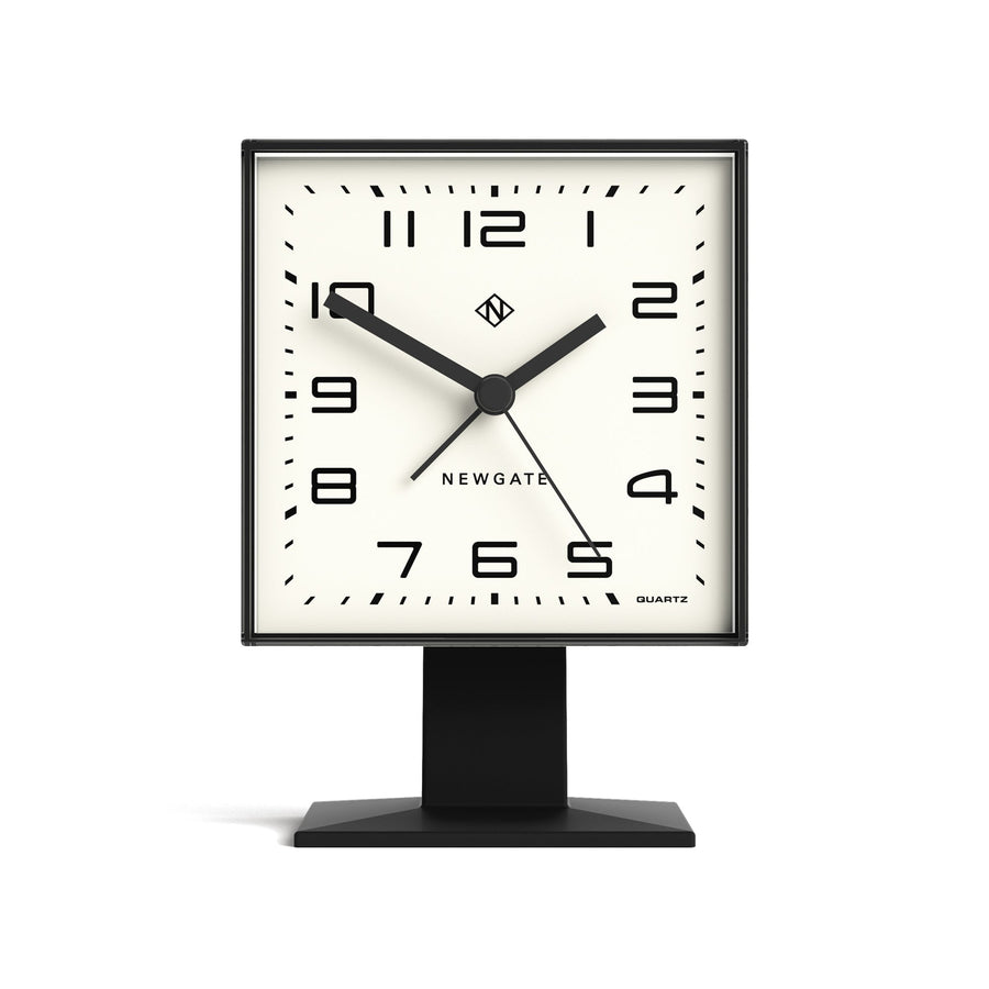 Newgate Victor Mid Century Retro Alarm Clock Black 14cm NGALM/VIC67K 1
