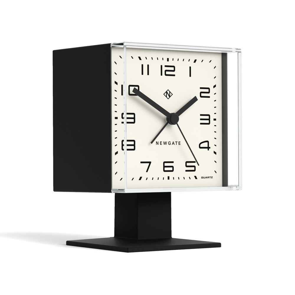 Newgate Victor Mid Century Retro Alarm Clock Black 14cm NGALM/VIC67K 2