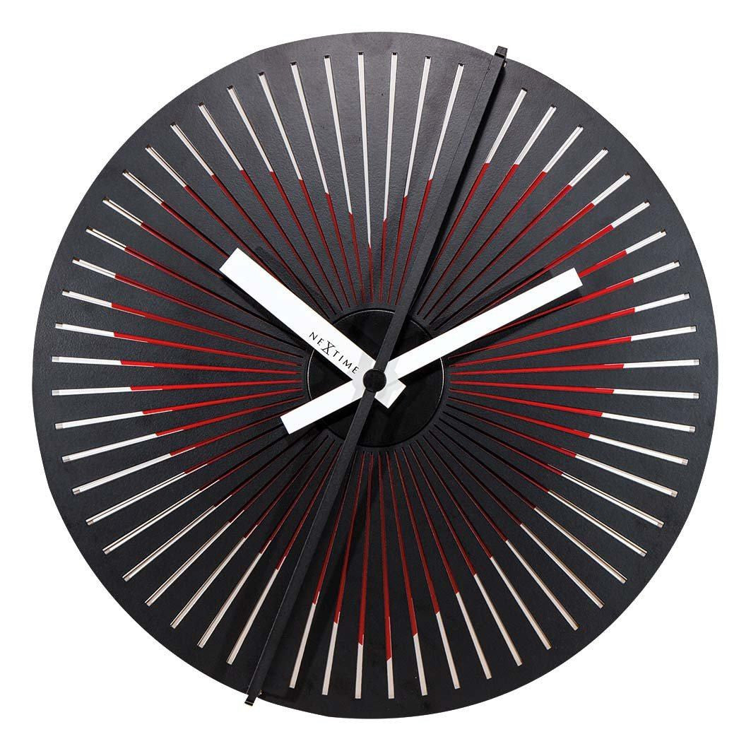 NeXtime Beating Heart Metal Motion Wall Clock 30cm 573124 