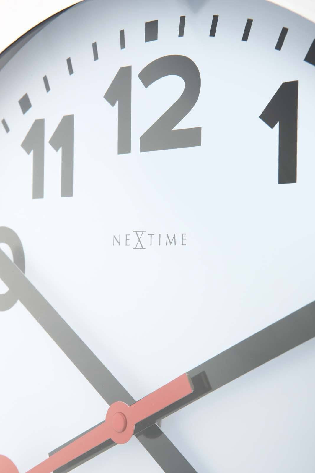 NeXtime Station Aluminium Wall Clock Arabic Zoom1 35cm 573999AR 4