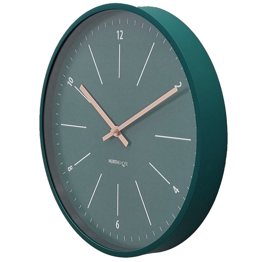 North Shore Cassie Chic Wall Clock Teal 32cm 64006 2