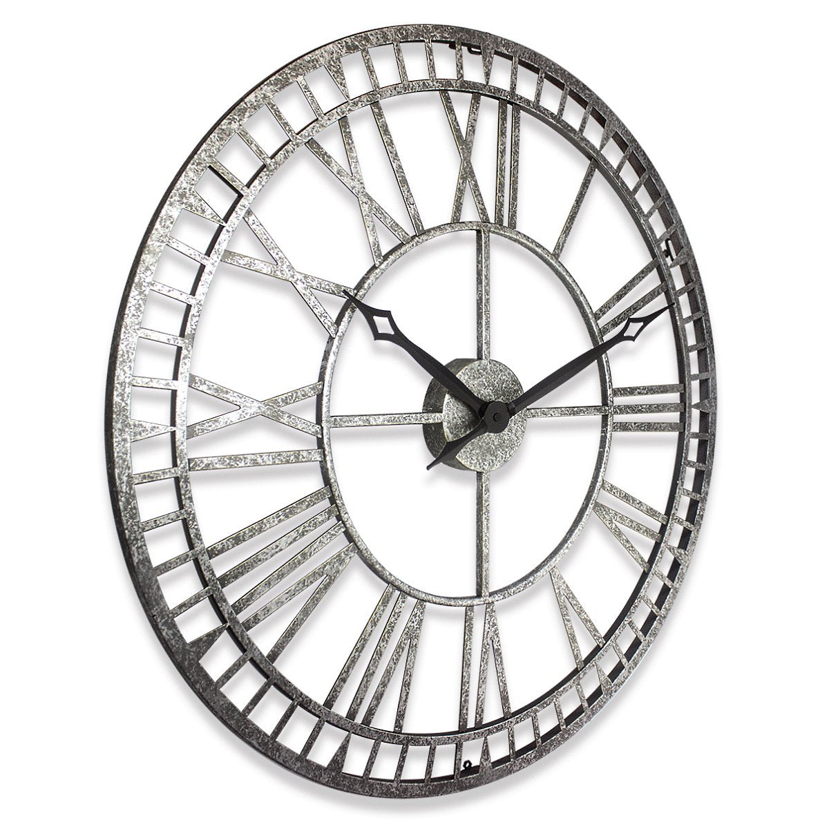 Buy North Shore Dean Large Iron Wall Clock Antique 61cm Online Oh Clocks