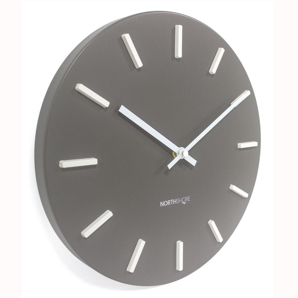 North Shore Wade Open Metal Wall Clock Dark Grey 30cm 64007 2