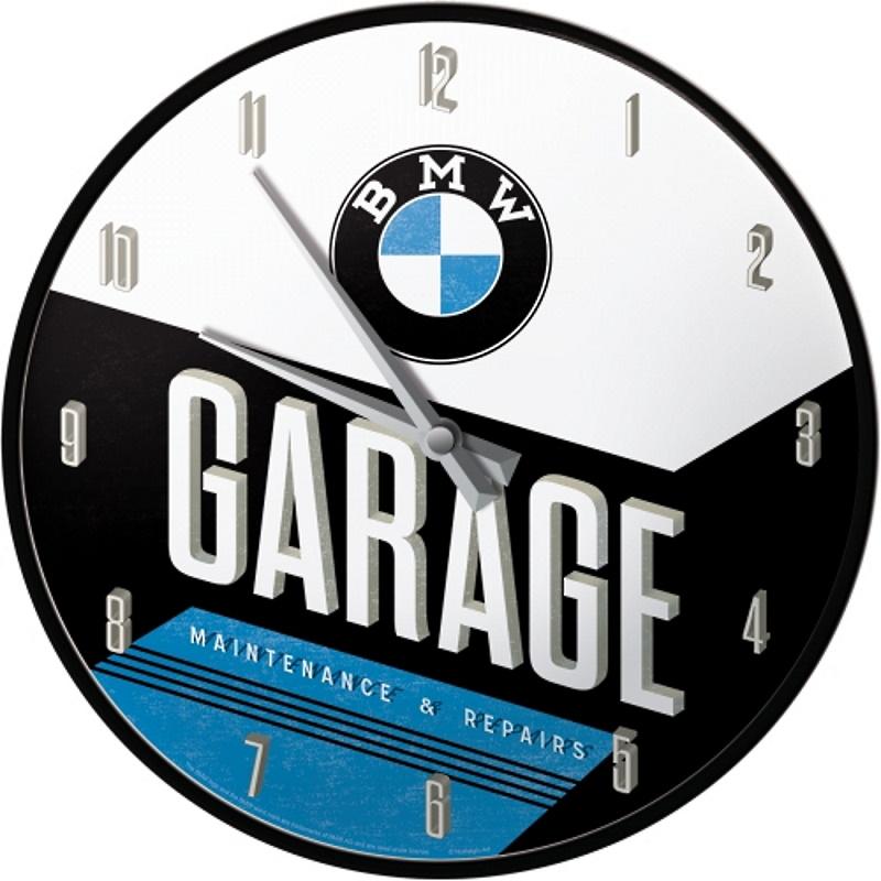 Nostalgic Art BMW Garage Wall Clock 30cm 5151077 1