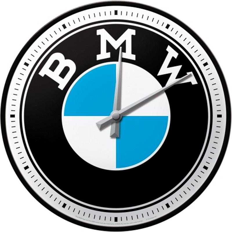 Nostalgic Art BMW Logo Wall Clock 30cm 5151097 1