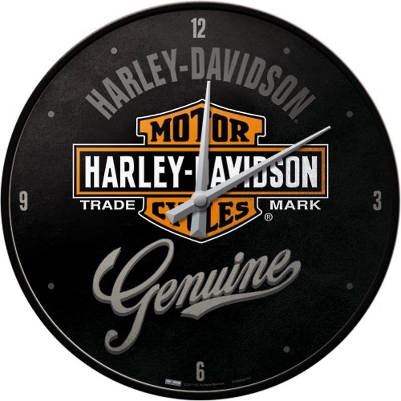 Nostalgic Art Harley Davidson Genuine Wall Clock 30cm 5151082 1