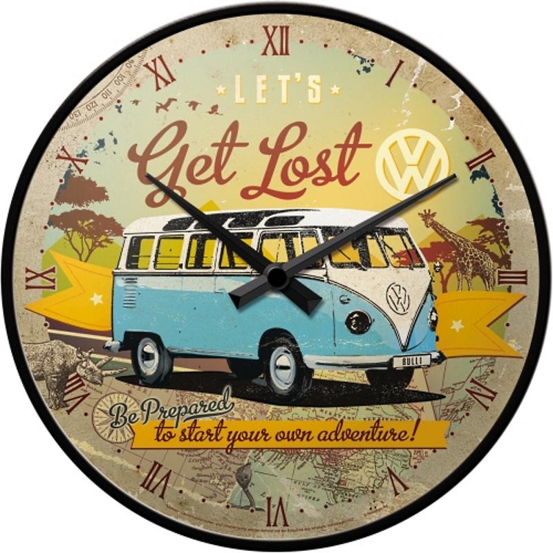 Nostalgic Art VW Get Lost Wall Clock 30cm 5151058 1