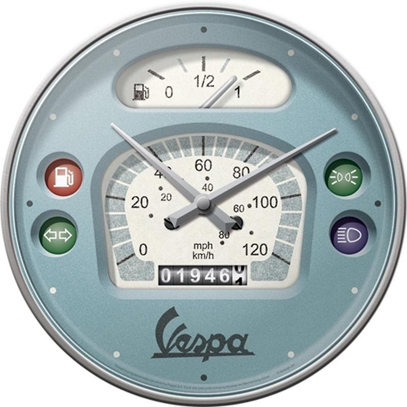 Nostalgic Art Vespa Speedo Wall Clock 30cm 5151203 1