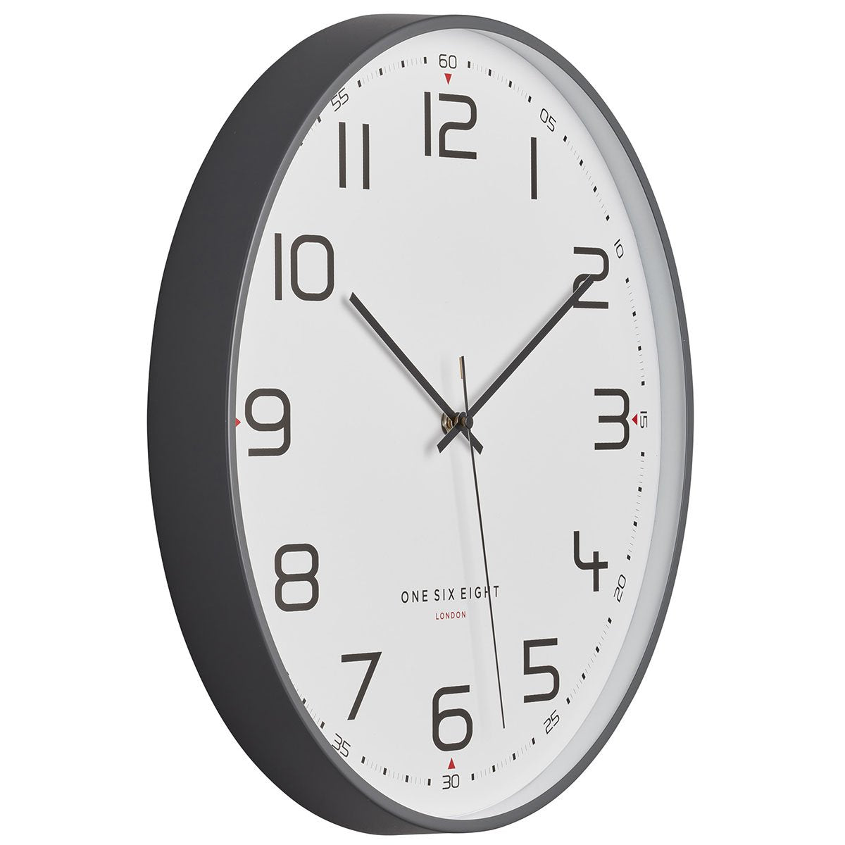 One Six Eight London Carmen Wall Clock Cool Grey 40cm 22126 2 #size_40cm