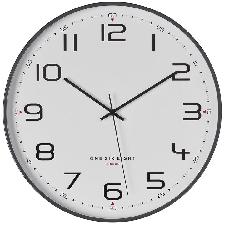 One Six Eight London Carmen Wall Clock Cool Grey 40cm 22126 3