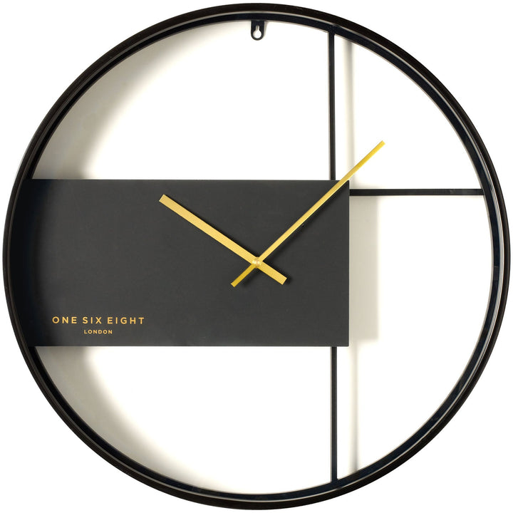 One Six Eight London Charlie Weatherproof Outdoor Wall Clock 60cm 23081 1