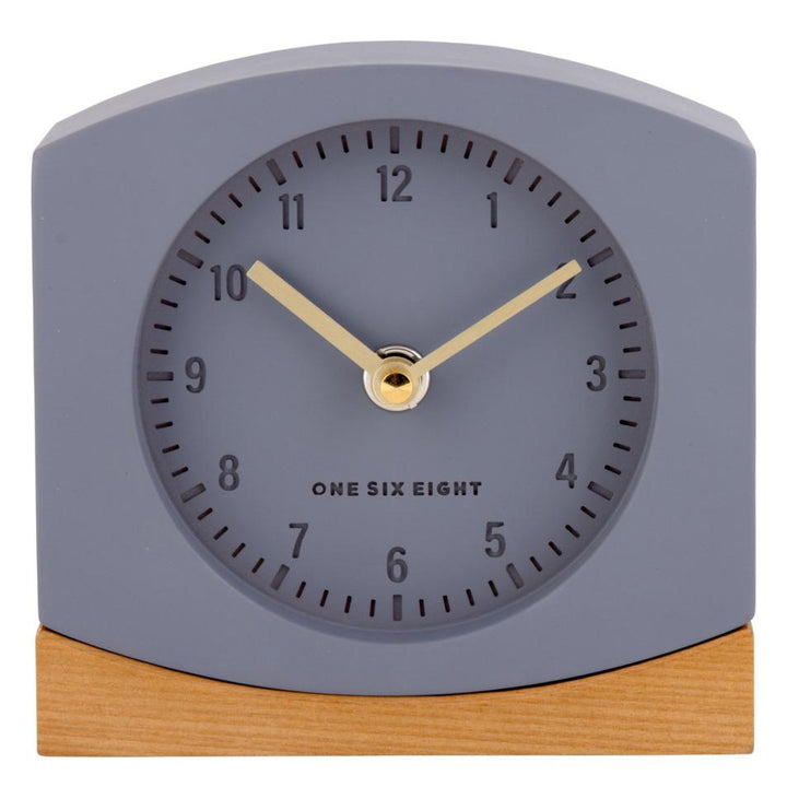 One Six Eight London Charlotte Mantel Clock Grey 13cm 21029 3