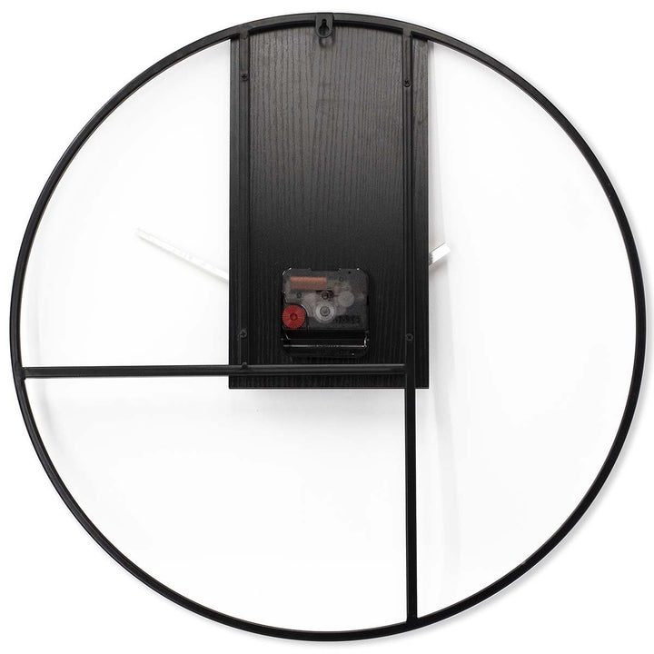 One Six Eight London Elena Modern Minimal Wall Clock Black 40cm 23056 3