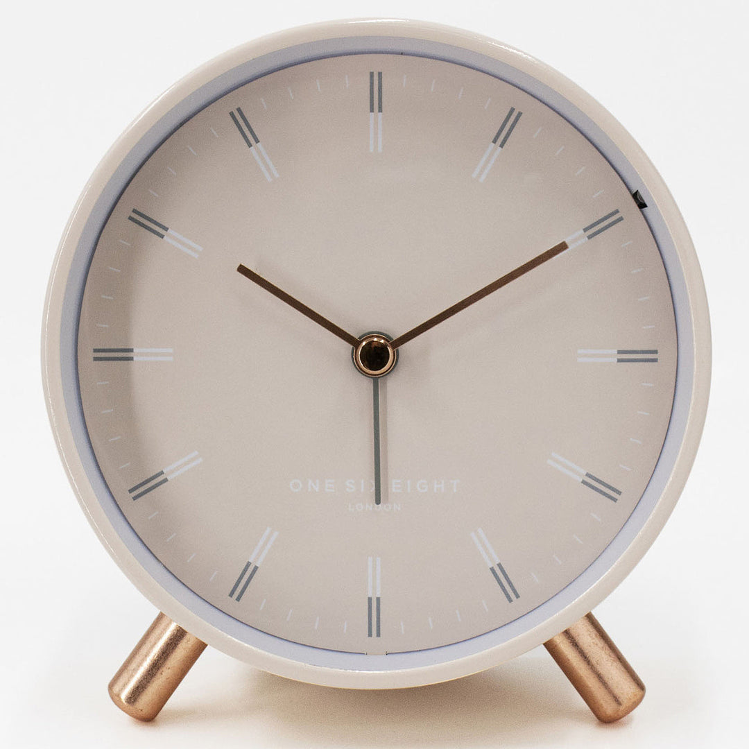 One Six Eight London Ellie Alarm Clock Blush 11cm 23116 1