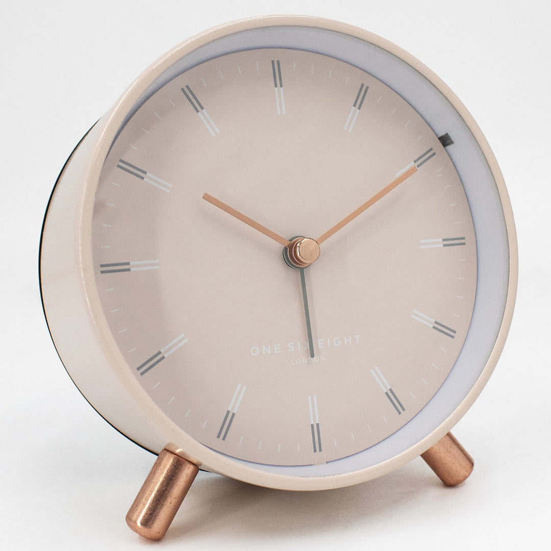 One Six Eight London Ellie Alarm Clock Blush 11cm 23116 3
