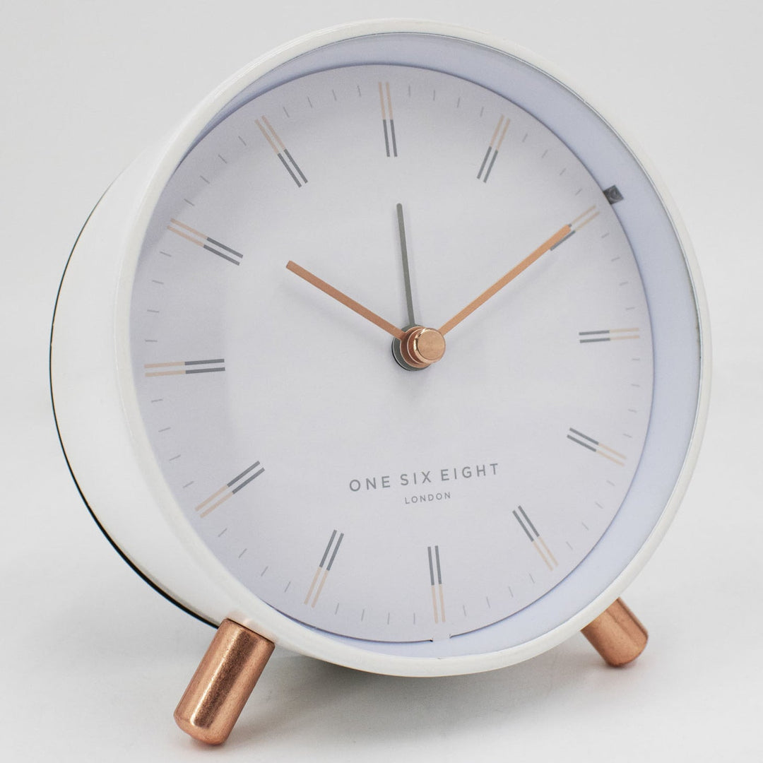 One Six Eight London Ellie Alarm Clock White 11cm 23118 3
