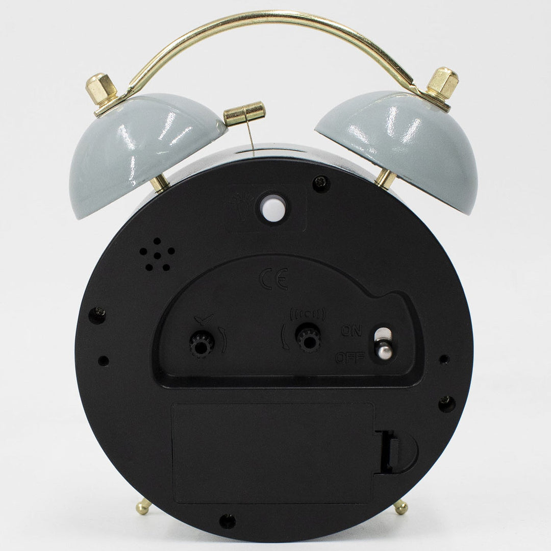 One Six Eight London Elsa Twin Bell Alarm Clock Sage Green 16cm 23112 2