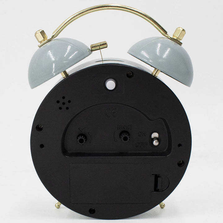 One Six Eight London Elsa Twin Bell Alarm Clock Sage Green 16cm 23112 2