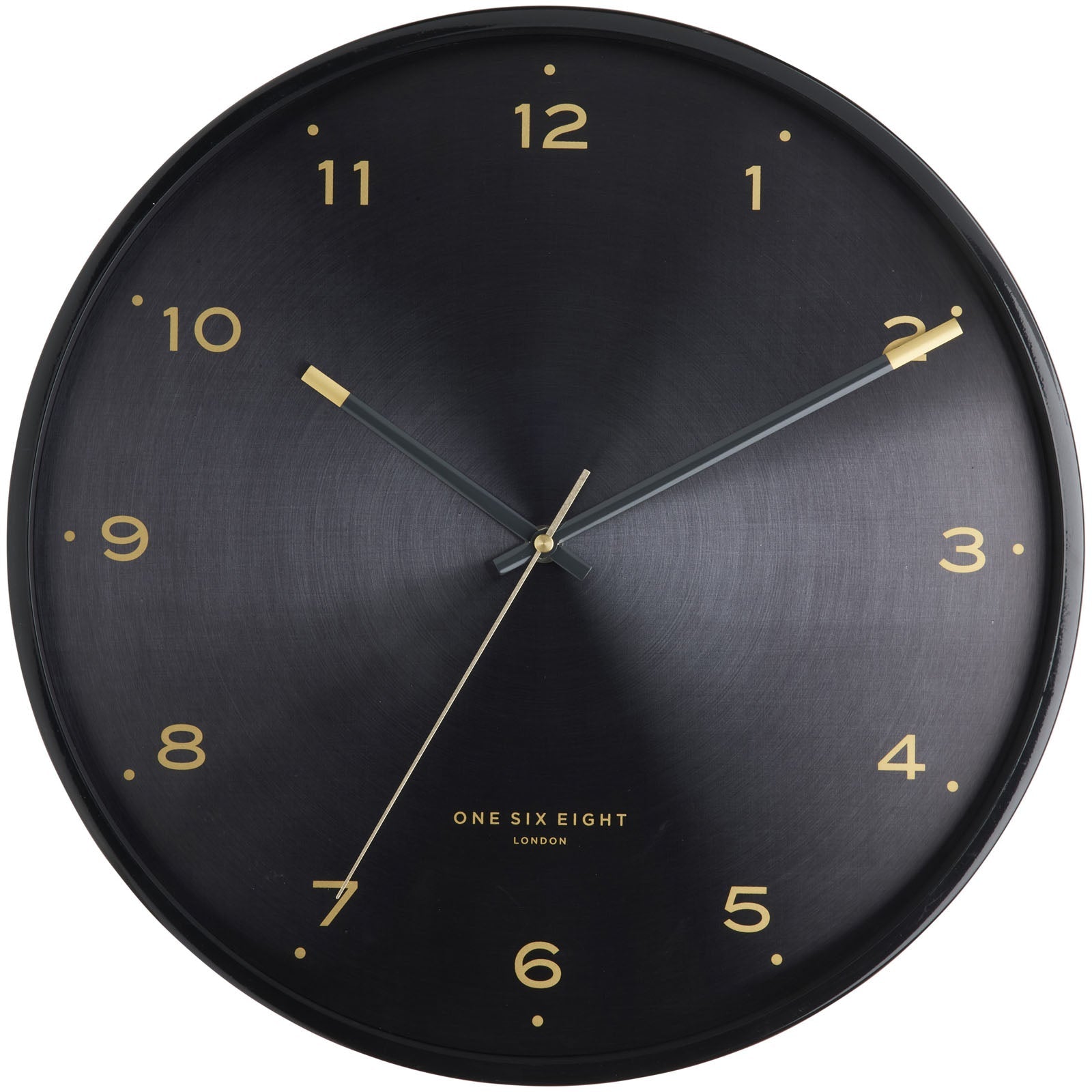 One Six Eight London Elsa Wall Clock Black 40cm 23107 1 #size_40cm