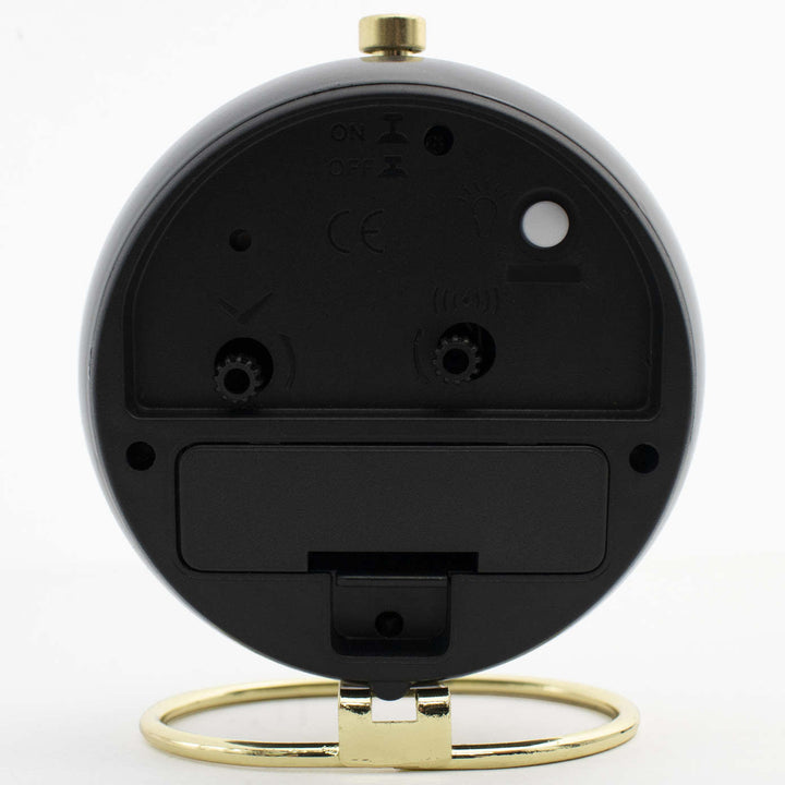 One Six Eight London Grace Metal Alarm Clock Charcoal Grey 11cm 23147 3