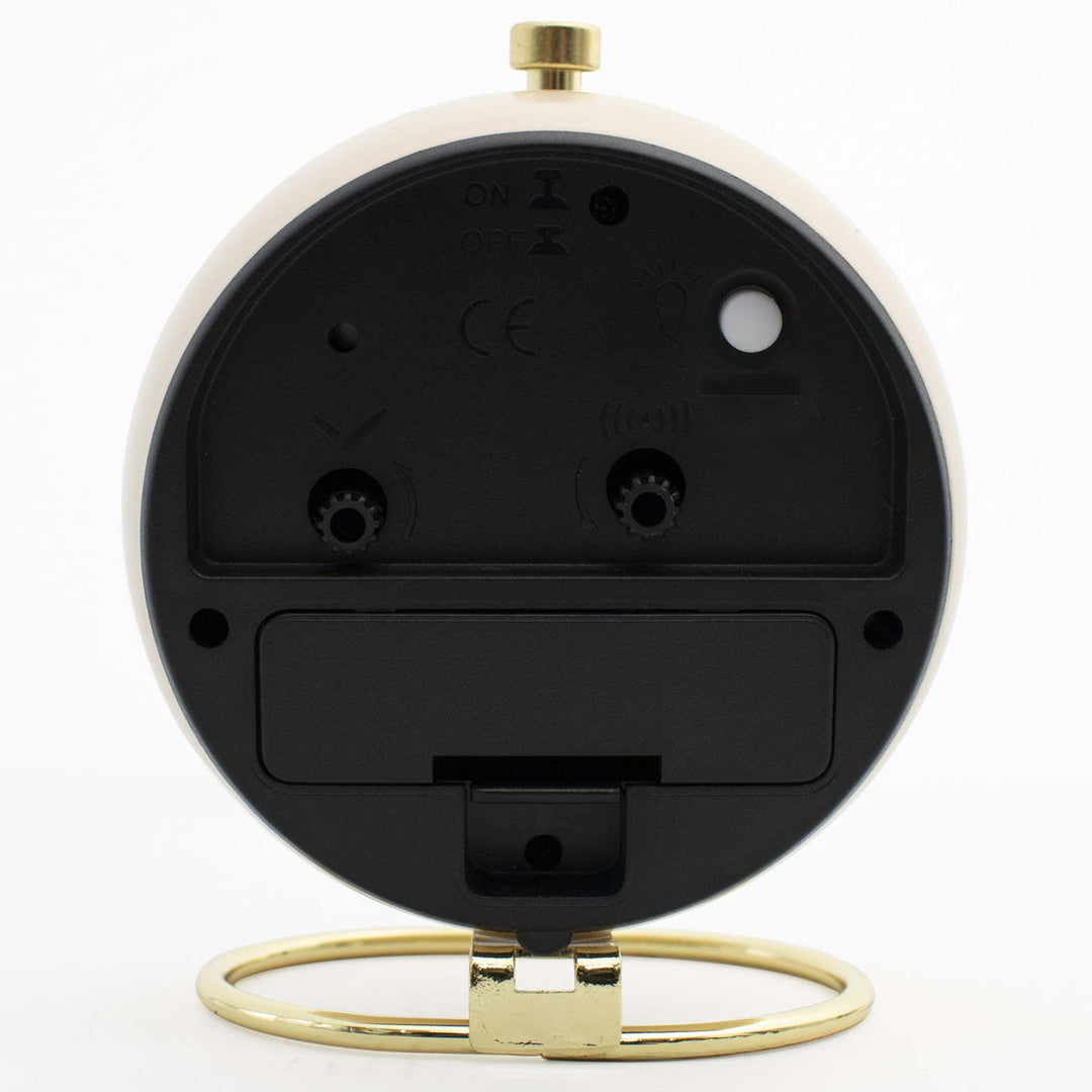 One Six Eight London Grace Vintage Metal Alarm Clock Blush 11cm 23149 3