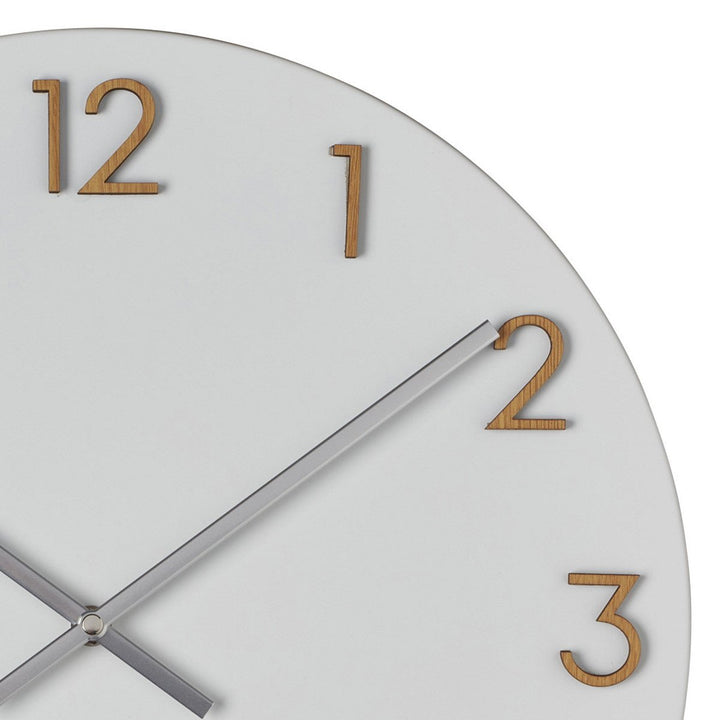 One Six Eight London Katelyn Metal Wall Clock White 40cm 22151 3