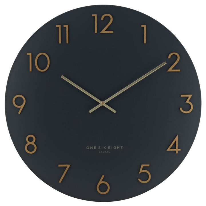 One Six Eight London Katelyn Wall Clock Charcoal Grey 60cm 22136 4