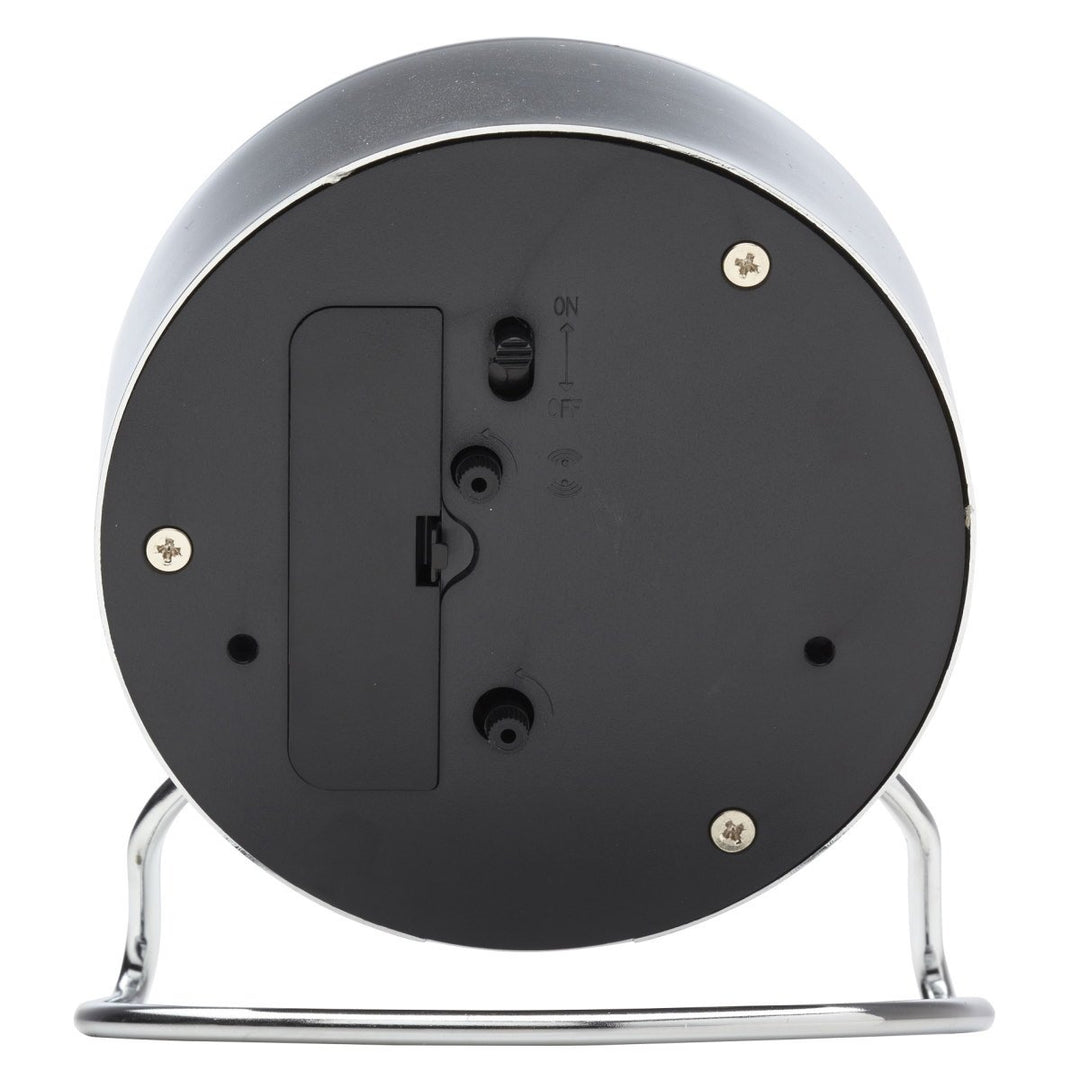 One Six Eight London Lara Stainless Steel Alarm Clock White 12cm 33009 3