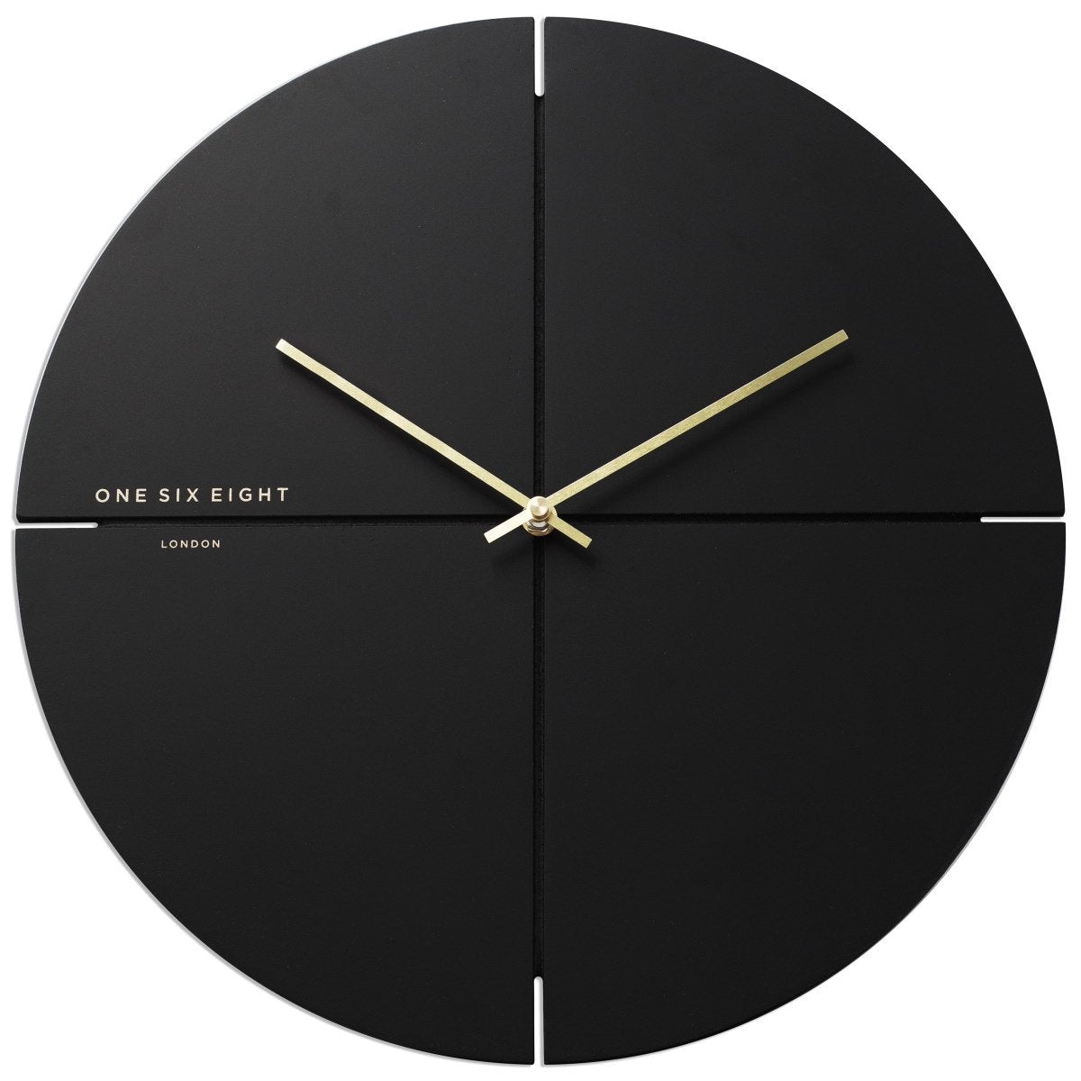 One Six Eight London Liam Minimal Wall Clock Charcoal Grey 40cm 23019M 1 #size_40cm