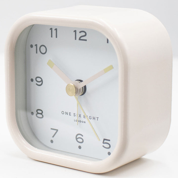 One Six Eight London Lisa Alarm Clock Blush 7cm 23122 2