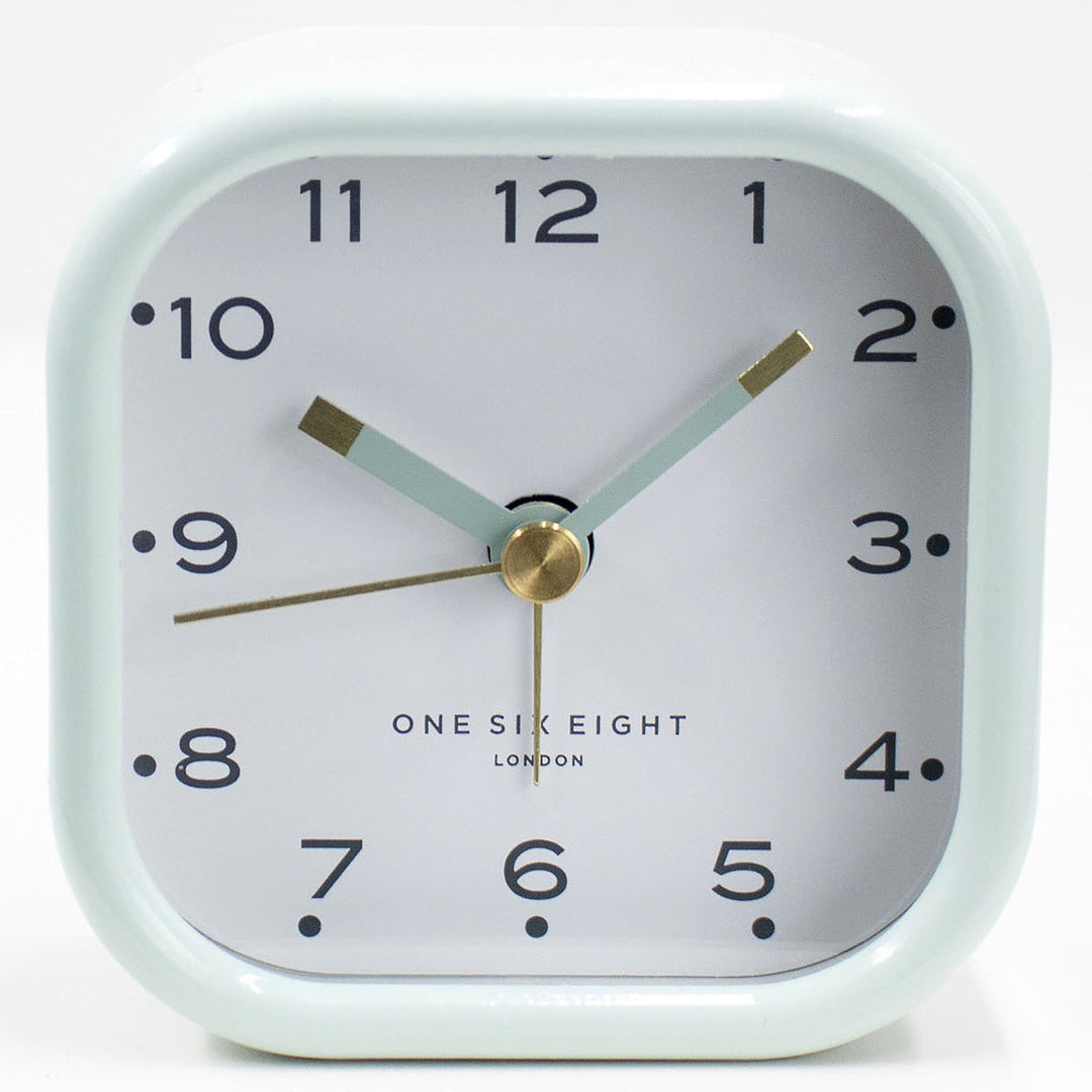 One Six Eight London Lisa Alarm Clock Sage Green 7cm 23121 2
