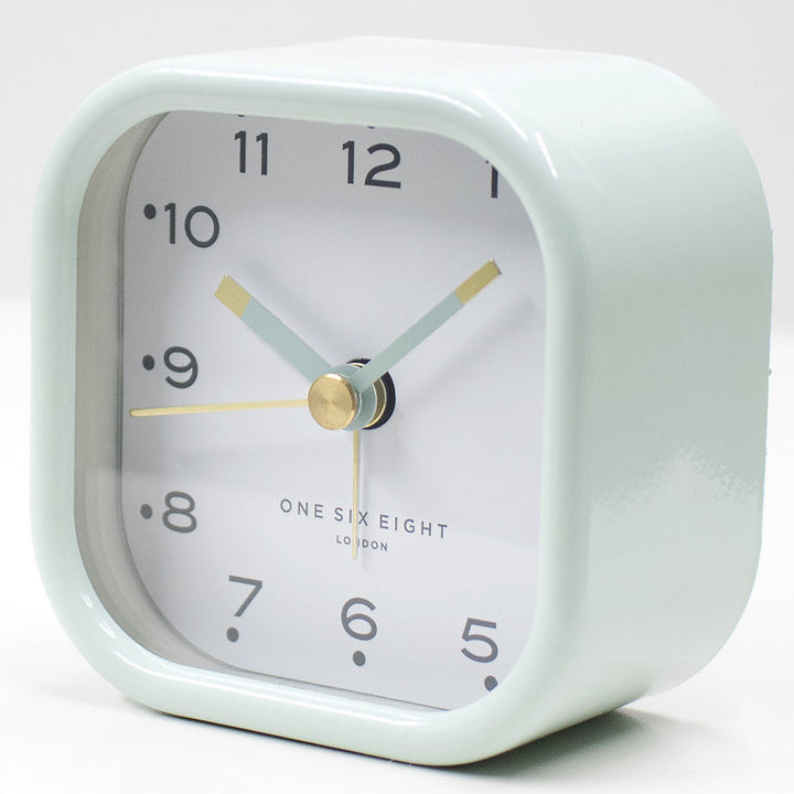 One Six Eight London Lisa Alarm Clock Sage Green 7cm 23121 3