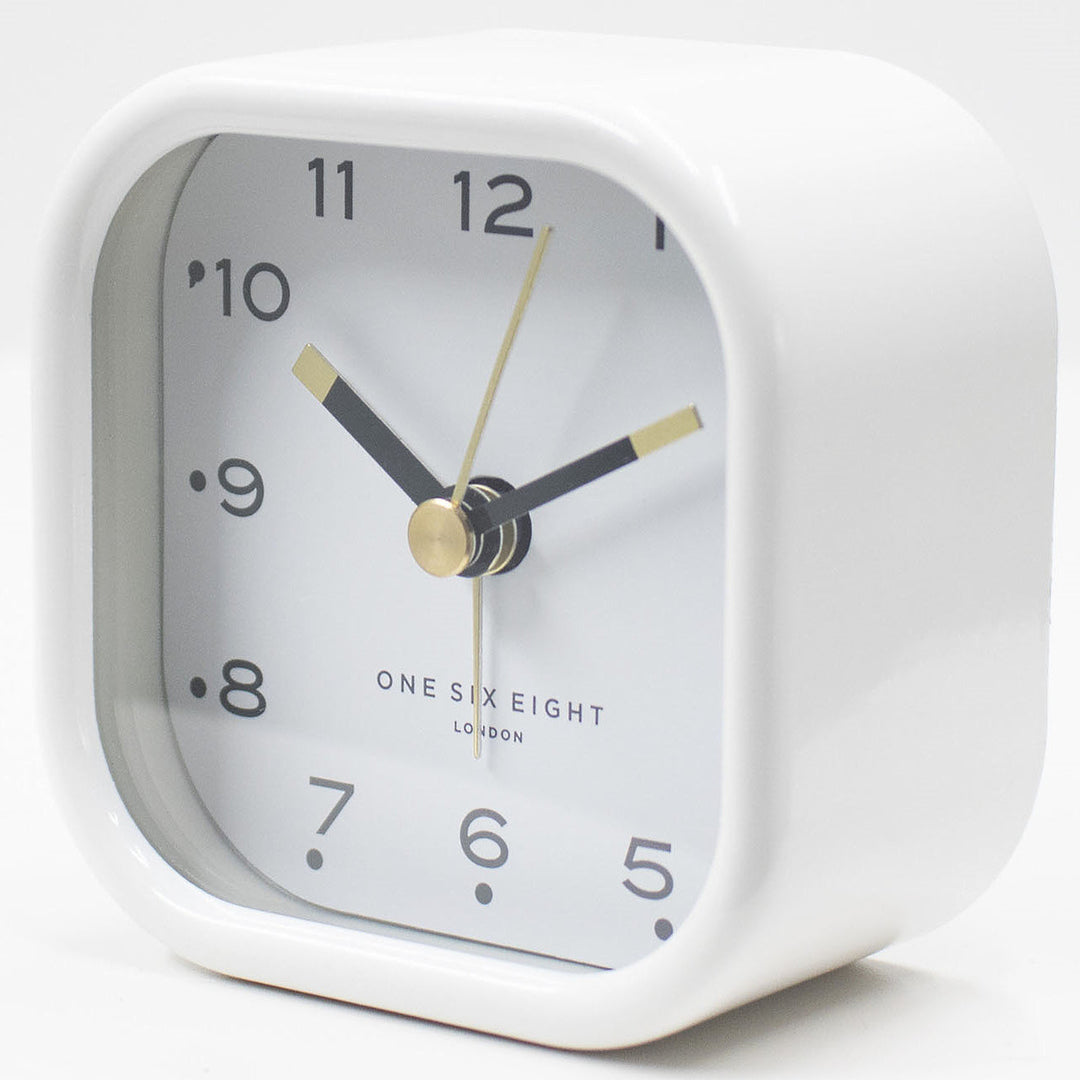 One Six Eight London Lisa Alarm Clock White 7cm 23120 2