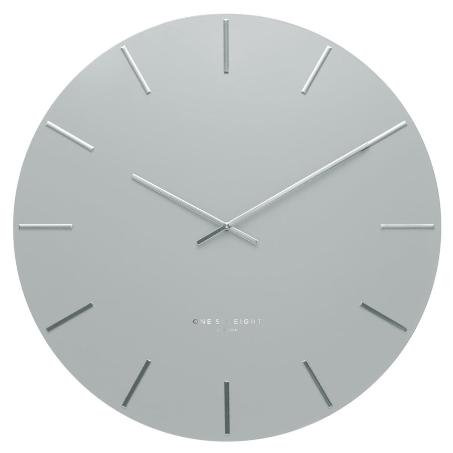 One Six Eight London Luca Wall Clock Light Grey 40cm 22128 1