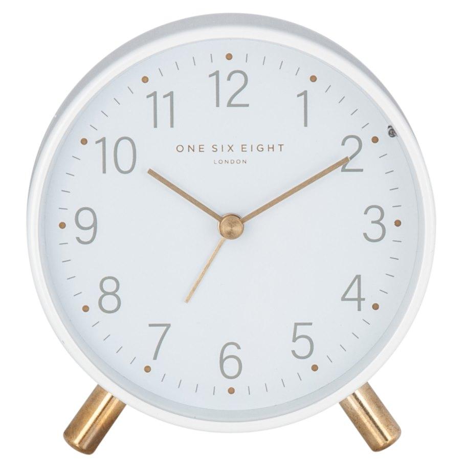 One Six Eight London Maisie Alarm Clock White 11cm 32104 2