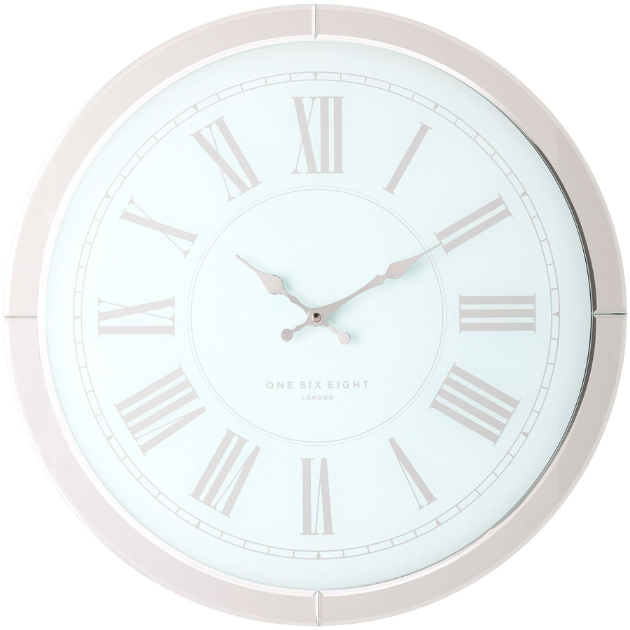 One Six Eight London Mary Glass Wall Clock 50cm 53193 1