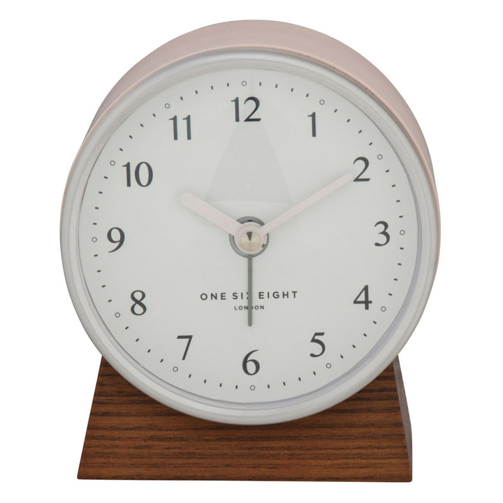 One Six Eight London Nina Alarm Clock Blush 12cm 31005 1