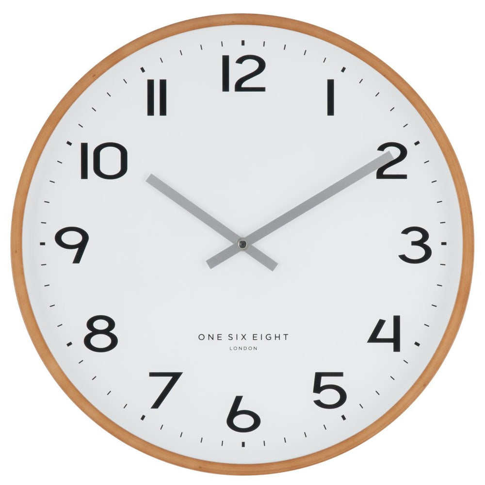 One Six Eight London Olivia Wall Clock White 41cm 21023 2