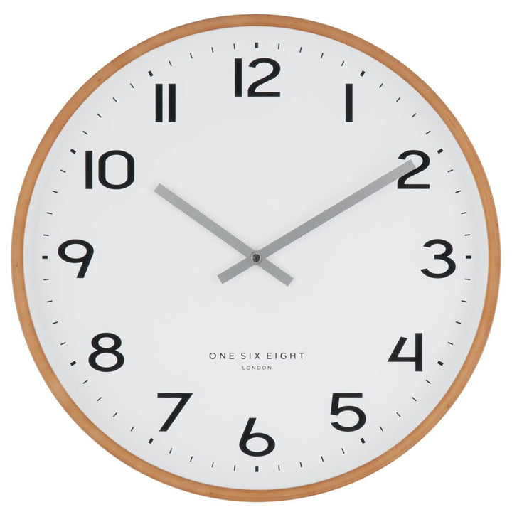 One Six Eight London Olivia Wall Clock White 53cm 21030 2