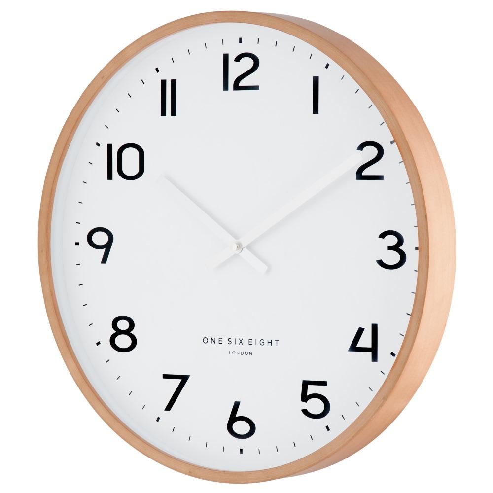 One Six Eight London Olivia Wall Clock White 53cm 21030 3