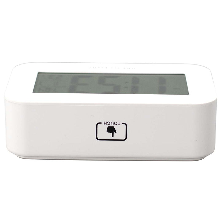 One Six Eight London Rielly Charging Digital Alarm Clock White 15cm 23066 5