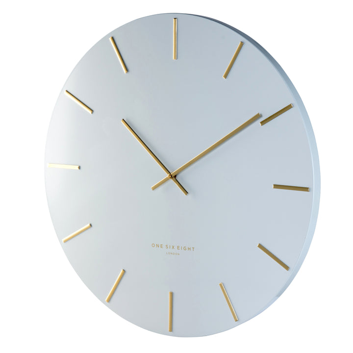 One Six Eight London Luca Wall Clock, White, 30cm