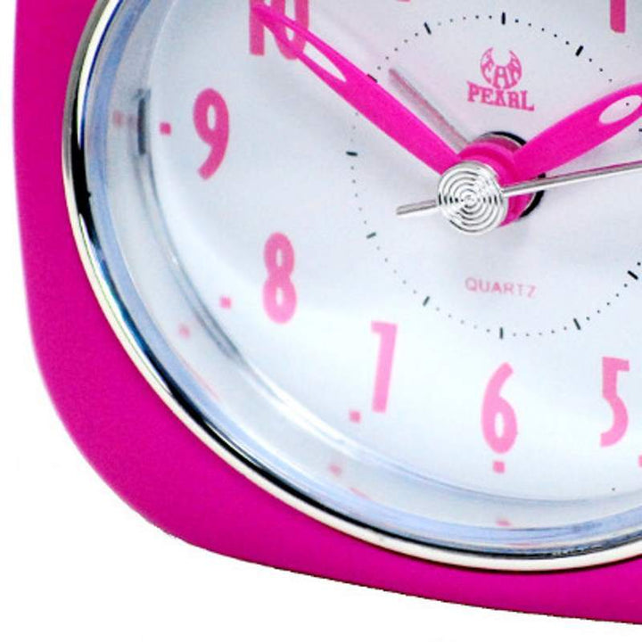 Pearl Time Betty Alarm Clock Pink 9cm PT220 PK 3