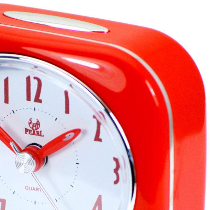 Pearl Time Betty Alarm Clock Red 9cm PT220 RD 2