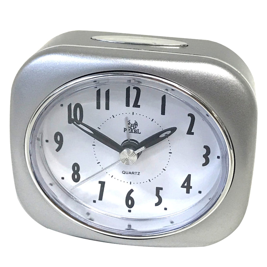 Pearl Time Betty Alarm Clock Silver 9cm PT220-SIL 1