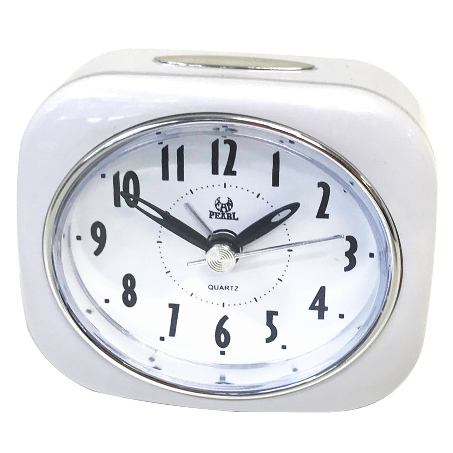 Pearl Time Betty Alarm Clock White 9cm PT220-WHT 1