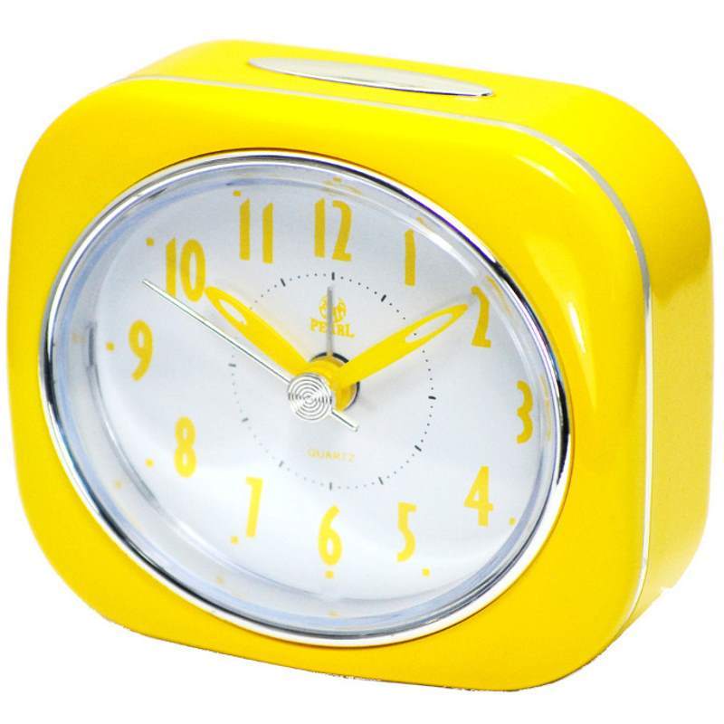 Pearl Time Betty Alarm Clock Yellow 9cm PT220 YL 1