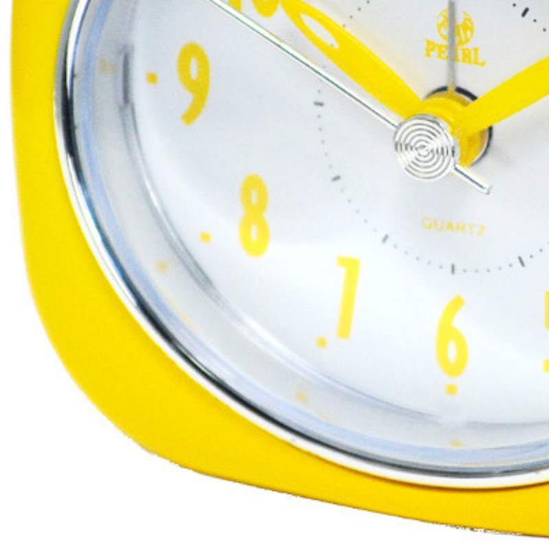 Pearl Time Betty Alarm Clock Yellow 9cm PT220 YL 3