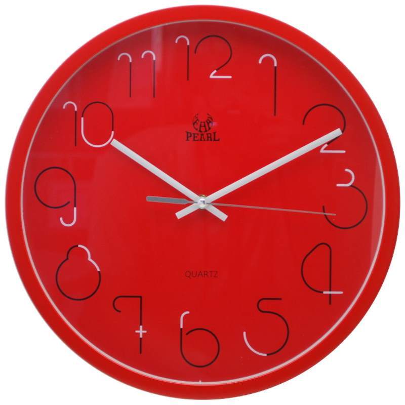 Pearl Time Gatsby Wall Clock Red 36cm PW331RED 1